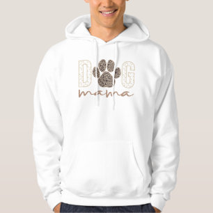 Dog Mama Leopard Paw Print – Schattigee Pet Lover Hoodie