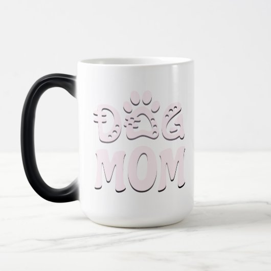Dog mama magische mok (Links)