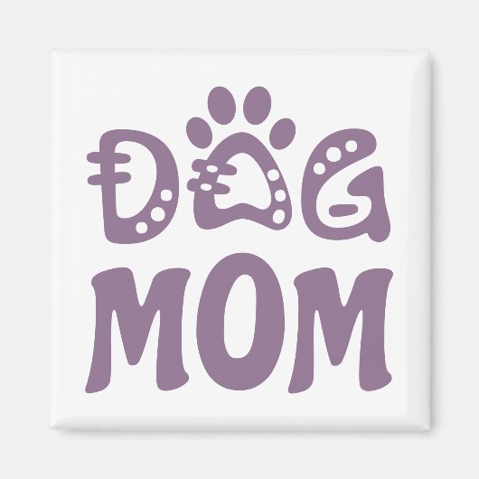Dog mama magneet (Voorkant)