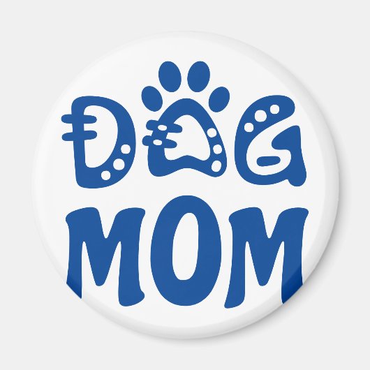 Dog mama magneet (Voorkant)