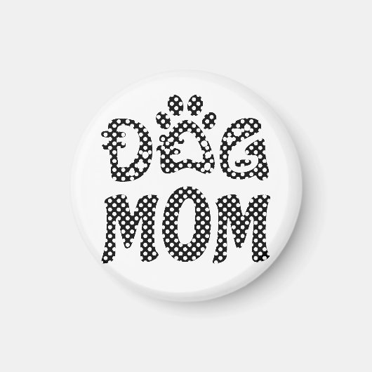 Dog mama magneet (Voorkant)
