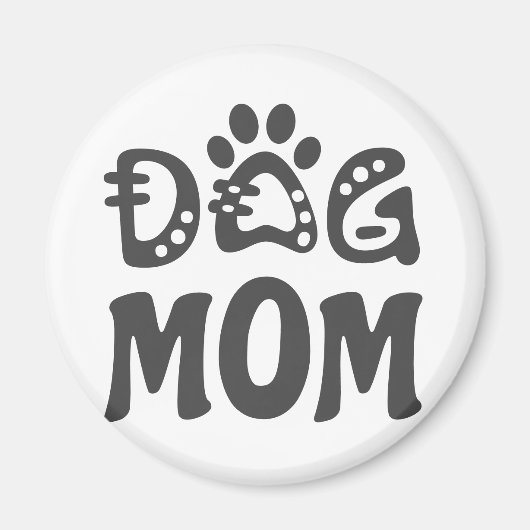 Dog mama magneet (Voorkant)