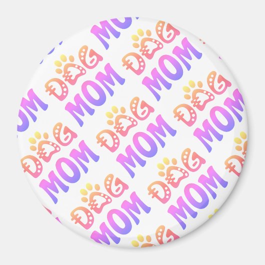 Dog mama magneet (Voorkant)