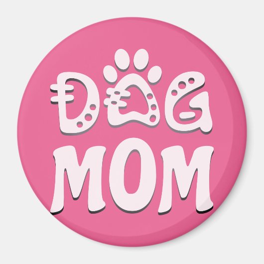Dog mama magneet (Voorkant)