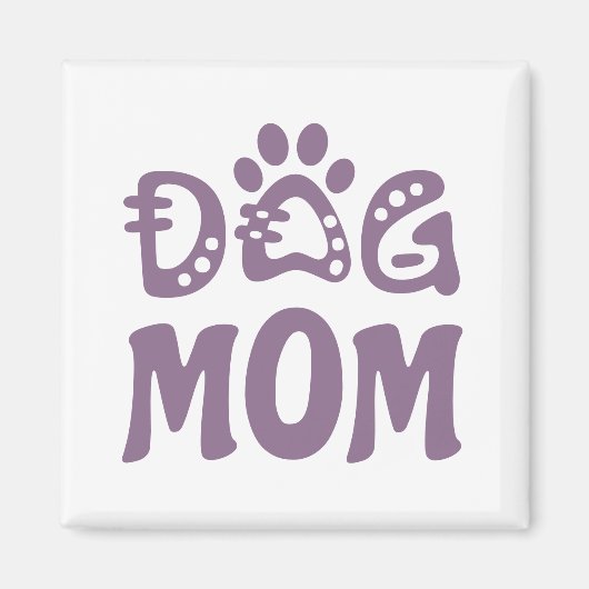 Dog mama magneet (Voorkant)