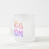 Dog mama matglas koffiemok (Voorkant links)