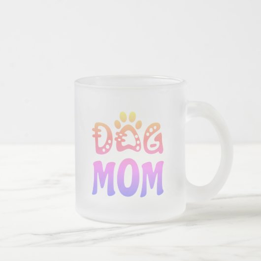 Dog mama matglas koffiemok (Rechts)