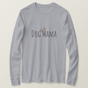 Dog Mama met een poesje T-shirt