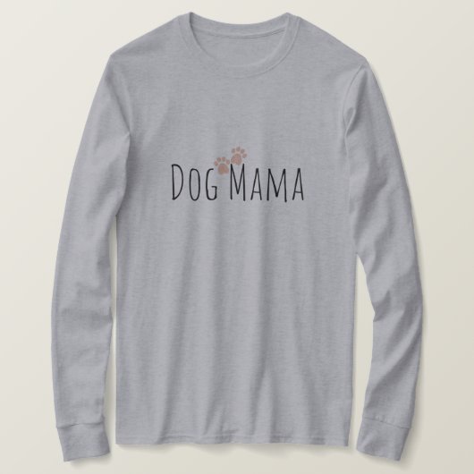 Dog Mama met een poesje T-shirt (Design voorkant)