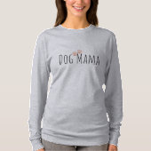 Dog Mama met een poesje T-shirt (Voorkant)