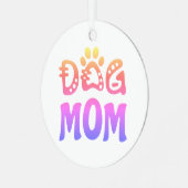 Dog mama metalen ornament (Voorkant links)
