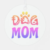 Dog mama metalen ornament (Achterkant)