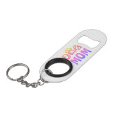 Dog mama mini flessenopener (Voorkant Gekanteld)