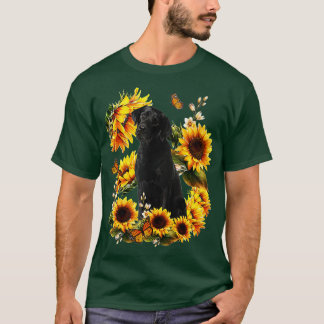 Dog mama Moederdag Gifts Sunflower Labrador mam T-shirt
