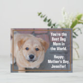 Dog mama | Moederdag Kaart (Staand voorkant)