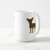 Dog Mama Mug - Fueled by Coffee & Cuddles - Brown Koffiemok (Voorkant rechts)