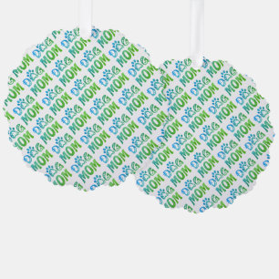 Dog mama ornament kaart