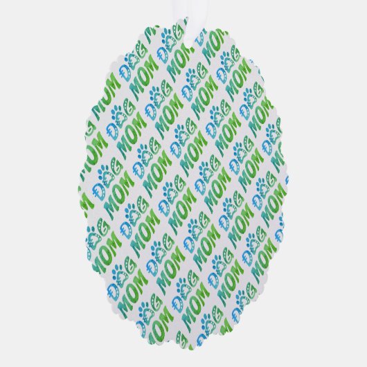 Dog mama ornament kaart (Rechts)