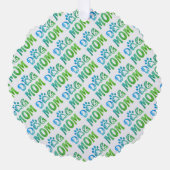 Dog mama ornament kaart (Voorkant)