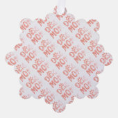 Dog mama ornament kaart (Voorkant)