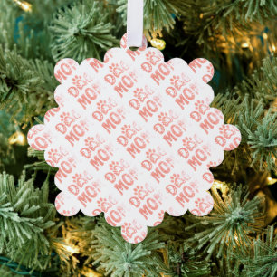 Dog mama ornament kaart