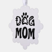 Dog mama ornament kaart (Links)