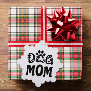 Dog mama ornament kaart
