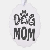 Dog mama ornament kaart (Links)