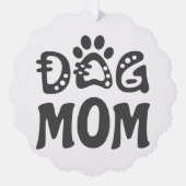 Dog mama ornament kaart (Voorkant)