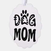 Dog mama ornament kaart (Links)