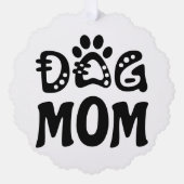 Dog mama ornament kaart (Voorkant)