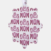 Dog mama ornament kaart (Links)