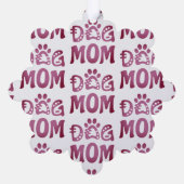 Dog mama ornament kaart (Achterkant)