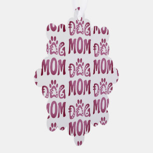 Dog mama ornament kaart
