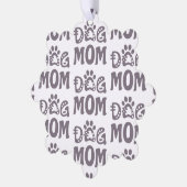 Dog mama ornament kaart (Links)
