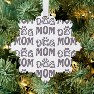 Dog mama ornament kaart
