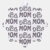 Dog mama ornament kaart (Achterkant)