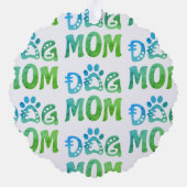 Dog mama ornament kaart (Achterkant)