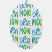 Dog mama ornament kaart (Links)