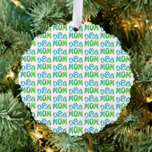 Dog mama ornament kaart