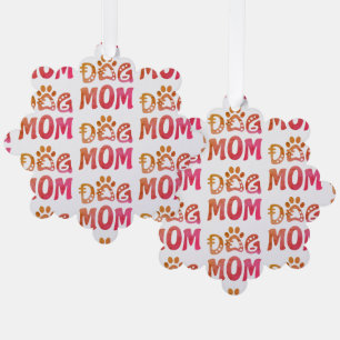 Dog mama ornament kaart
