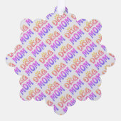 Dog mama ornament kaart (Achterkant)