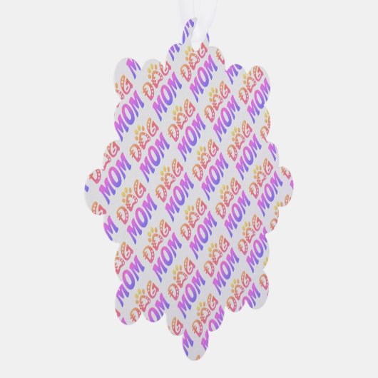 Dog mama ornament kaart (Rechts)