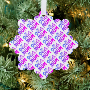 Dog mama ornament kaart