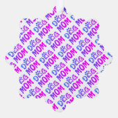 Dog mama ornament kaart (Achterkant)