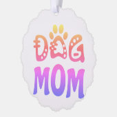 Dog mama ornament kaart (Links)