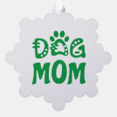 Dog mama ornament kaart (Achterkant)