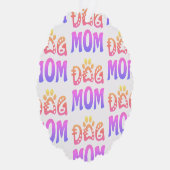 Dog mama ornament kaart (Rechts)