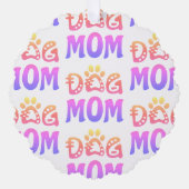 Dog mama ornament kaart (Voorkant)