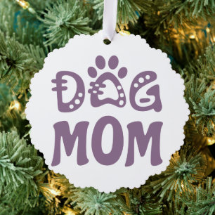 Dog mama ornament kaart